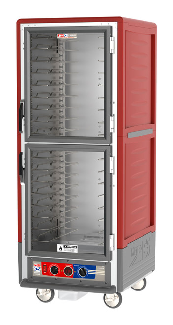 Metro C5 3 Series Insulated Moisture Heated Holding/Proofing Cabinet, Full Height, Dutch Clear Doors
