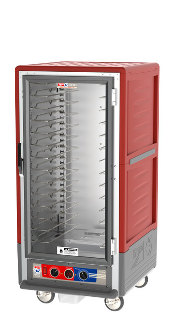 Metro C5 3 Series Insulated Moisture Heated Holding/Proofing Cabinet, 3/4 Height, Full Length Clear Door