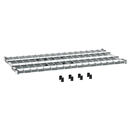 Metro Super Erecta Heavy-Duty Dunnage Shelf, Chrome