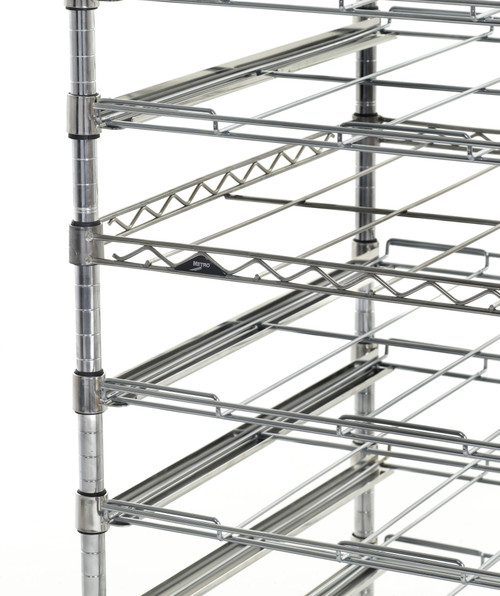 Super Erecta Mobile Agribusiness Drying Rack, Stainless