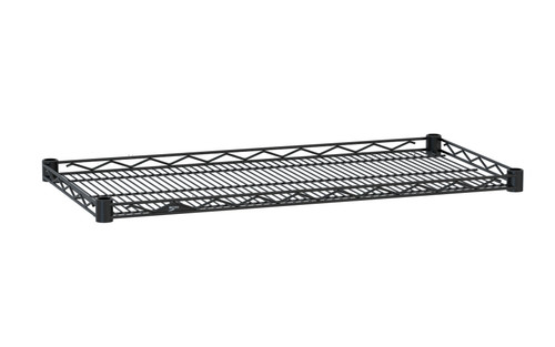 Metro Super Erecta Drop Mat Wire Display Shelf, Black