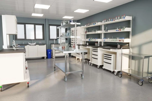 304 and 316 Stainless Steel for Laboratories: Choosing the Right Material for Lab Tables, Shelves, and Carts 