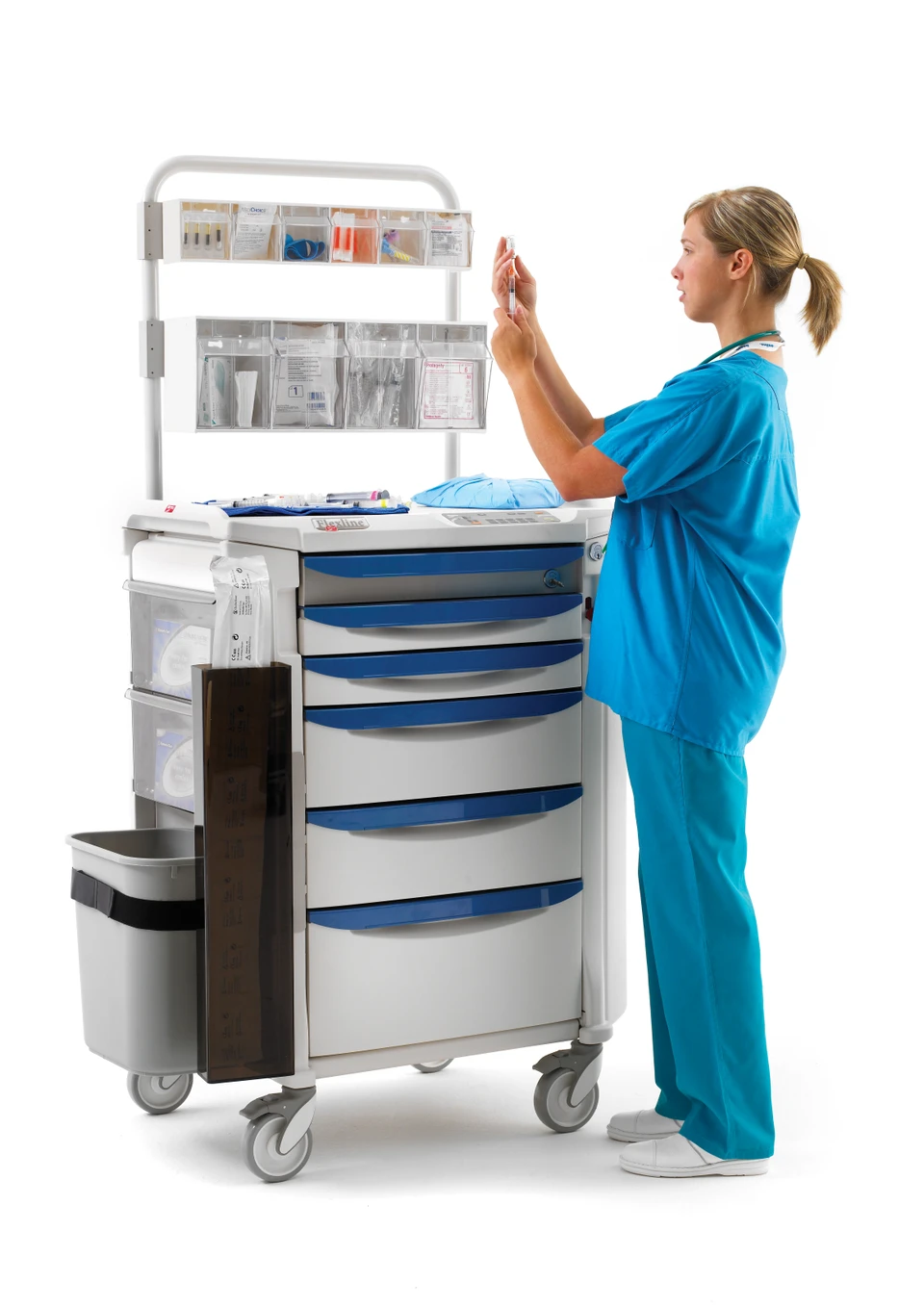 A metro flexline anesthesia cart A metro flexline anesthesia cart