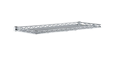Metro Super Erecta Industrial Wire Cantilever Shelf, Chrome - Metro