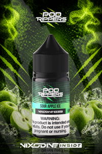 30ml | Sour Apple ICE Salt by Pod Rippers