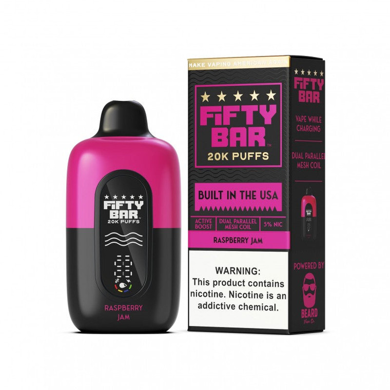 Raspberry Jam by Fifty Bar 5% 20K