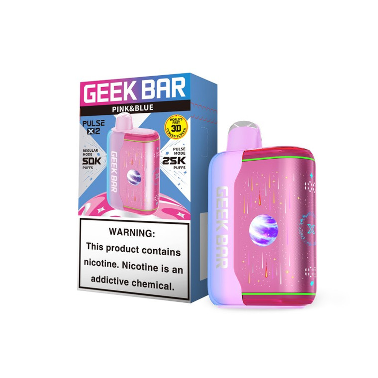 Pink & Blue by Geek Bar Pulse X2