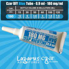 Czar Nicotine Tube Blue 180