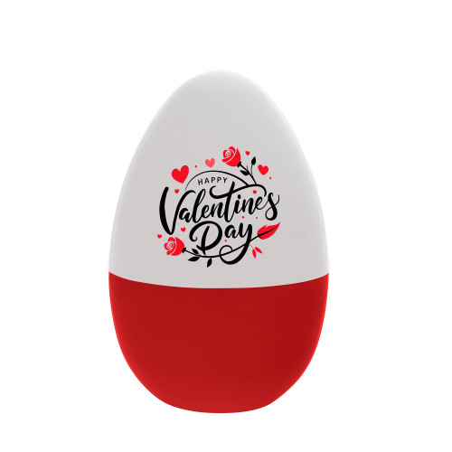 Large Valentines Fillable Plastic Egg