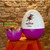 Small Personalised Witch Halloween Fillable Plastic Egg