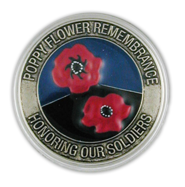 Poppy Remembrance Coin - Airborne & Special Operations Museum Store