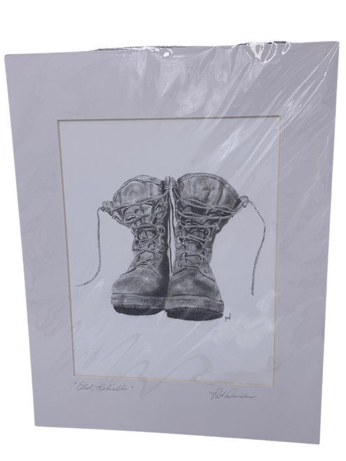 Soldiers Boots 11x14 Print