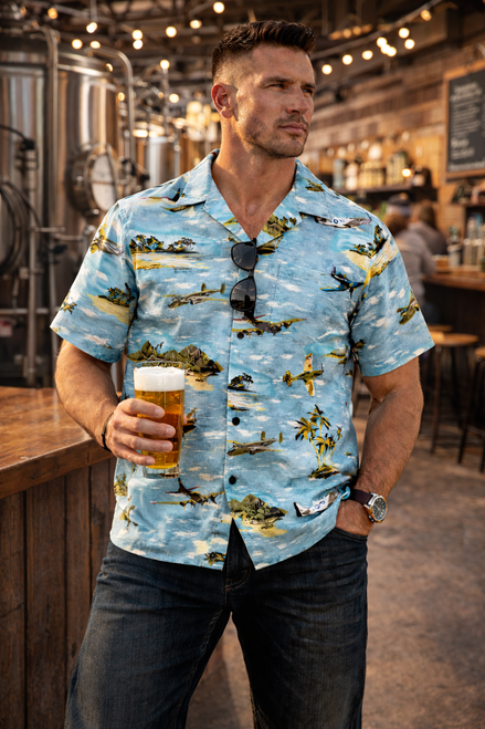 In Flight Hawaiian Shirt