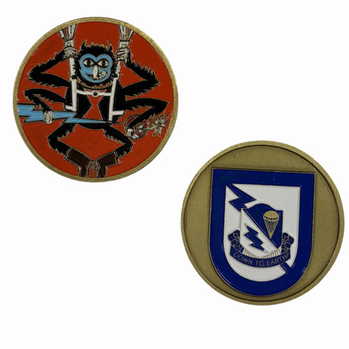 507th PIR Painted Coin