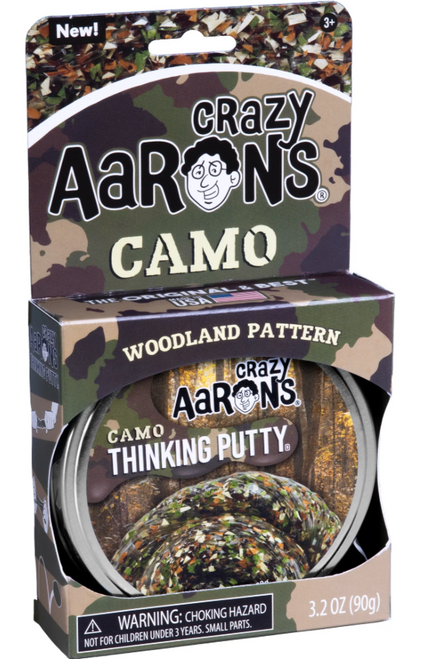 Crazy Aarons Thinking Putty - Woodland Camo