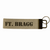 Ft. Bragg Keychain
