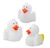 Mini Ghost Rubber Duckies