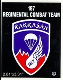 187th RCT Rakkasans Decal - Airborne & Special Operations Museum Store