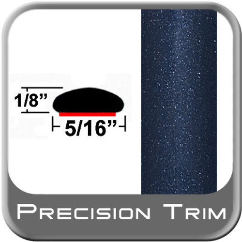 5/16" Wide Deep Blue Metallic Wheel Molding Trim ( PT64 ), Sold by the Foot, Precision Trim® # 24200-64