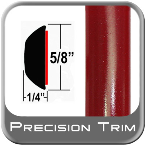 5/8" Wide Barcelona Red Wheel Molding Trim 3R3 ( CP19 ), Sold by the Foot, ColorTrim Plastics® # 80-19
