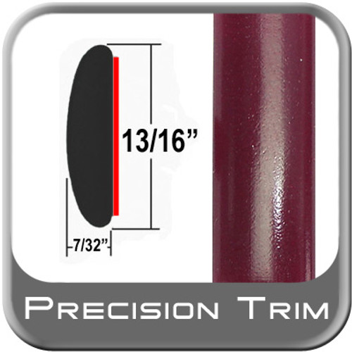 7/8" Wide Red (Dark) Molding Trim ( PT65 ), Sold by the Foot, Precision Trim® # 40100-65-01