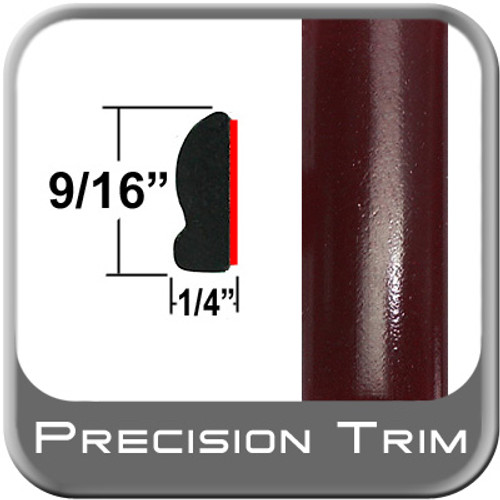 9/16" Wide Cassis Pearl Wheel Molding Trim 3Q7 ( PT72 ), Sold by the Foot, Precision Trim® # 9150-72