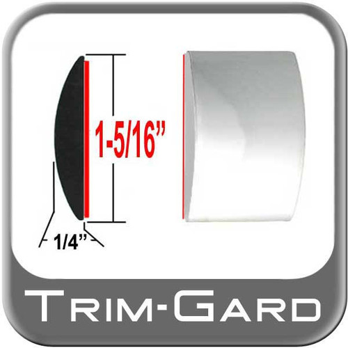 1-5/16" Wide Chrome Body Side Molding Sold by the Foot, Trim Gard® # 1401
