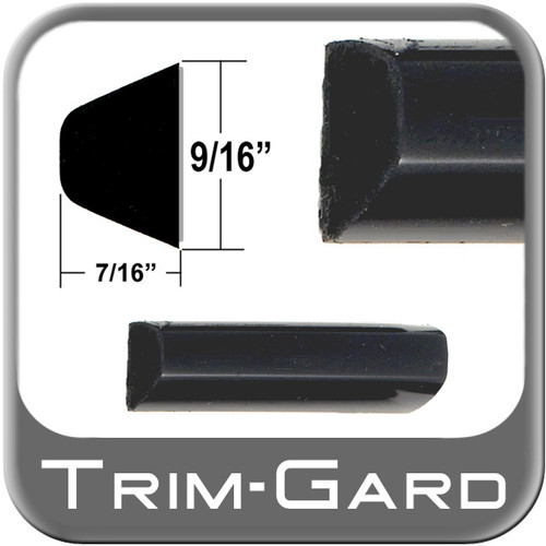 9/16" Wide Black Body Side Molding Sold by the Foot, Trim Gard® # 602