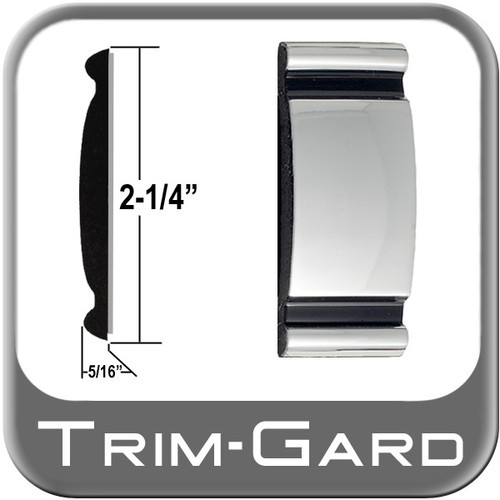 2-1/4" Wide Chrome Body Side Molding Sold by the Foot, Trim Gard® # 9001