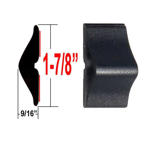1-7/8" Wide Black (Gloss) Body Side Molding Sold in 19 Foot Rolls, Trim Gard® # 98DT-19