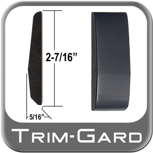 2-7/16" Wide Black (Gloss) Body Side Molding Sold by the Foot, Trim Gard® # FD02-02