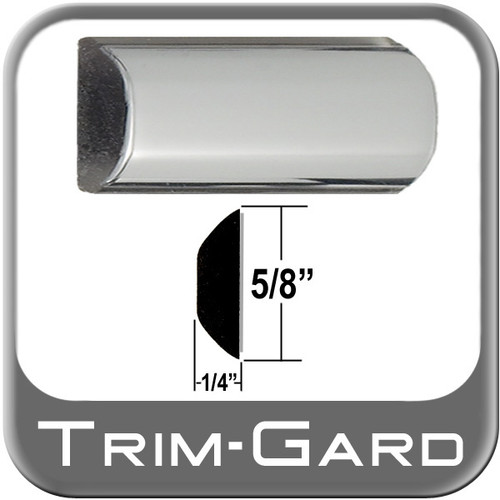 5/8" Wide Chrome Wheel Molding Trim Sold by the Foot, Trim Gard® # N91