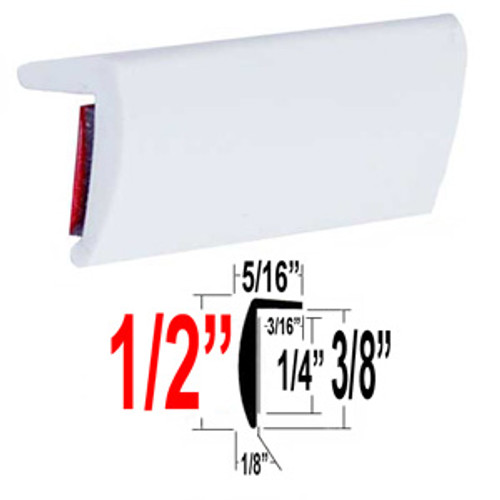 "L" Style White Molding Trim Sold by the Foot, Trim Gard® # RRT32-04