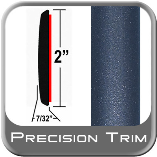 2" Wide Cosmic Blue Molding Trim 8Q5 ( PT13 ), Sold by the Foot, Precision Trim® # 1490-13