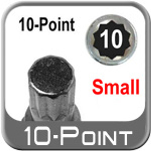 10 Point Lug nut key, Wheel lock key - Custom Wheel Accessories® # 6464-10