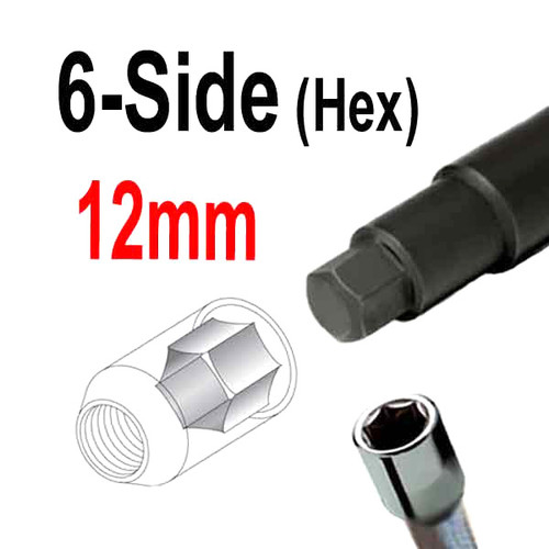 Hex Lug nut key, Wheel lock key - Gorilla® # 1719XLKEY