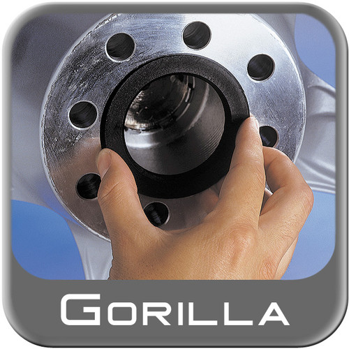 Gorilla® Black Hub Rings Round Set of 4 #71-6390