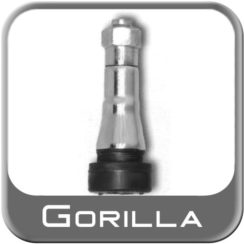 Gorilla® Chrome Valve Stem High Pressure w/Chrome Sleeve Straight w/Hex Cap Sold Individually #VS600HP