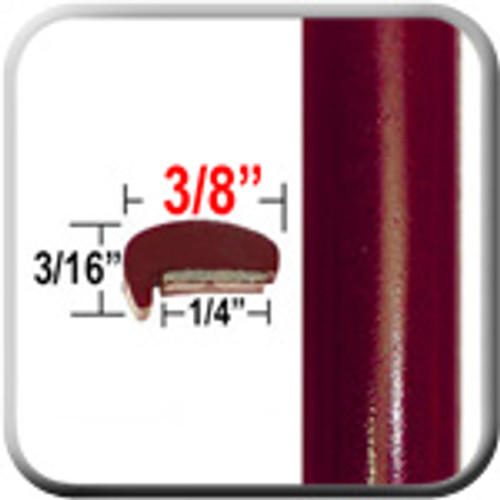 "L" Style Medium Red Car Door Guards ( PT44 ), Sold by the Foot, Precision Trim® # 1180-44