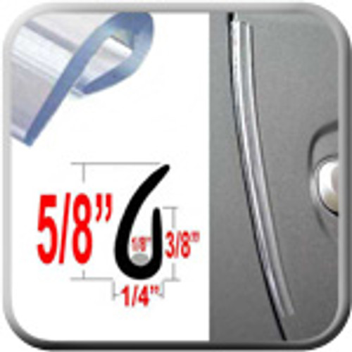 "U" Style Clear Style Guard Door Protectors Set of 2, Cowles® # T3000