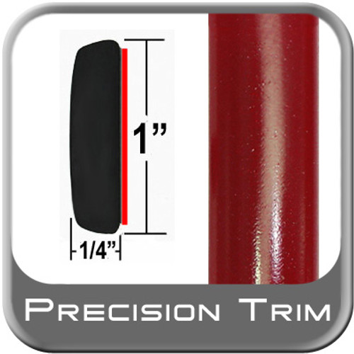 1" Wide Barcelona Red Molding Trim 3R3 ( PT42 ), Sold by the Foot, Precision Trim® # 11100-42