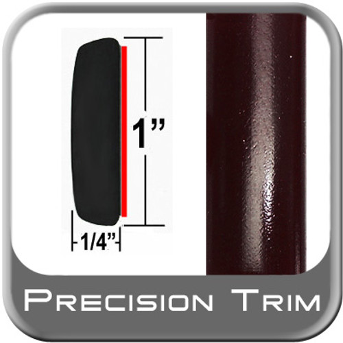 1" Wide Dark Purple Red Metallic Molding Trim ( PT62 ), Sold by the Foot, Precision Trim® # 11100-62