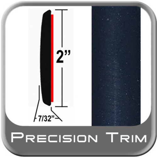 2" Wide Dark Blue Metallic Molding Trim ( PT28 ), Sold by the Foot, Precision Trim® # 1490-28