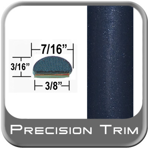 7/16" Wide Dark Blue Fender Trim ( PT35 ), Sold by the Foot, Precision Trim® # 2150-35