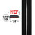 "L" Style Black Car Door Guards 202 ( TG202 ), Sold by the Foot, Trim Gard® # NE202
