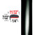 "L" Style Black Sand Pearl Door Edge Guards 209 ( TG209 ), Sold by the Foot, Trim Gard® # NE209