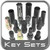 Master Wheel Lock / Lug Nut Keys - w/Free Case Brandsport® # Keys