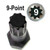 9 Point Lug nut key, Wheel lock key - Custom Wheel Accessories® # 6564