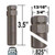 7 Spline Lug nut key, Wheel lock key - Custom Wheel Accessories® # 6864-7