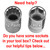 7 Spline Lug nut key, Wheel lock key - Custom Wheel Accessories® # 6864-7